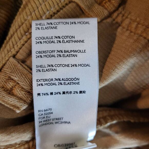 Pilcro Anthropologie Womens Bootcut High Rise Corduroy Pants Size 27 Orange Boho - Picture 8 of 11